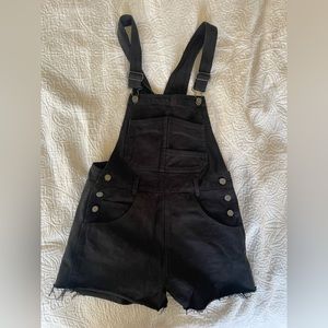 Brandy Black Overall Shorts!